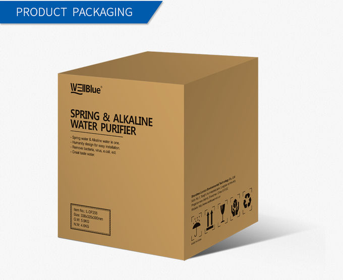 WellBlue entfernen Bakterien entspringen und alkalische Kangen-Wasserfilter-System Küchengeräte