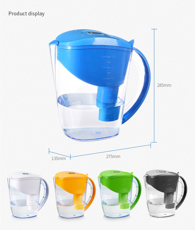 BPA geben Nahrungsmittelgrad-Balancen-menschlicher Körper-Säure und alkalischen alkalischen Wasser-Reinigungsapparat-Krug-Filter-Pitcher frei