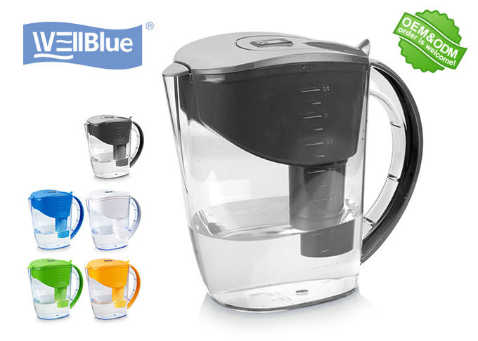 BPA geben Nahrungsmittelgrad-Balancen-menschlicher Körper-Säure und alkalischen alkalischen Wasser-Reinigungsapparat-Krug-Filter-Pitcher frei