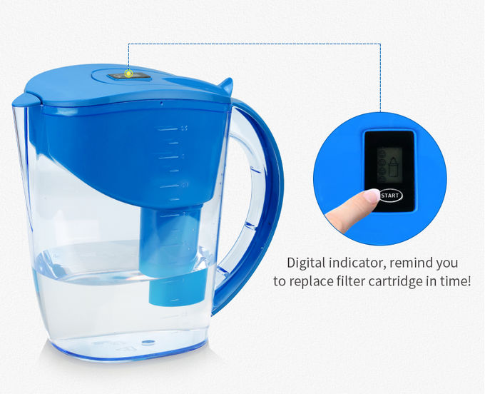BPA geben Nahrungsmittelgrad-Balancen-menschlicher Körper-Säure und alkalischen alkalischen Wasser-Reinigungsapparat-Krug-Filter-Pitcher frei